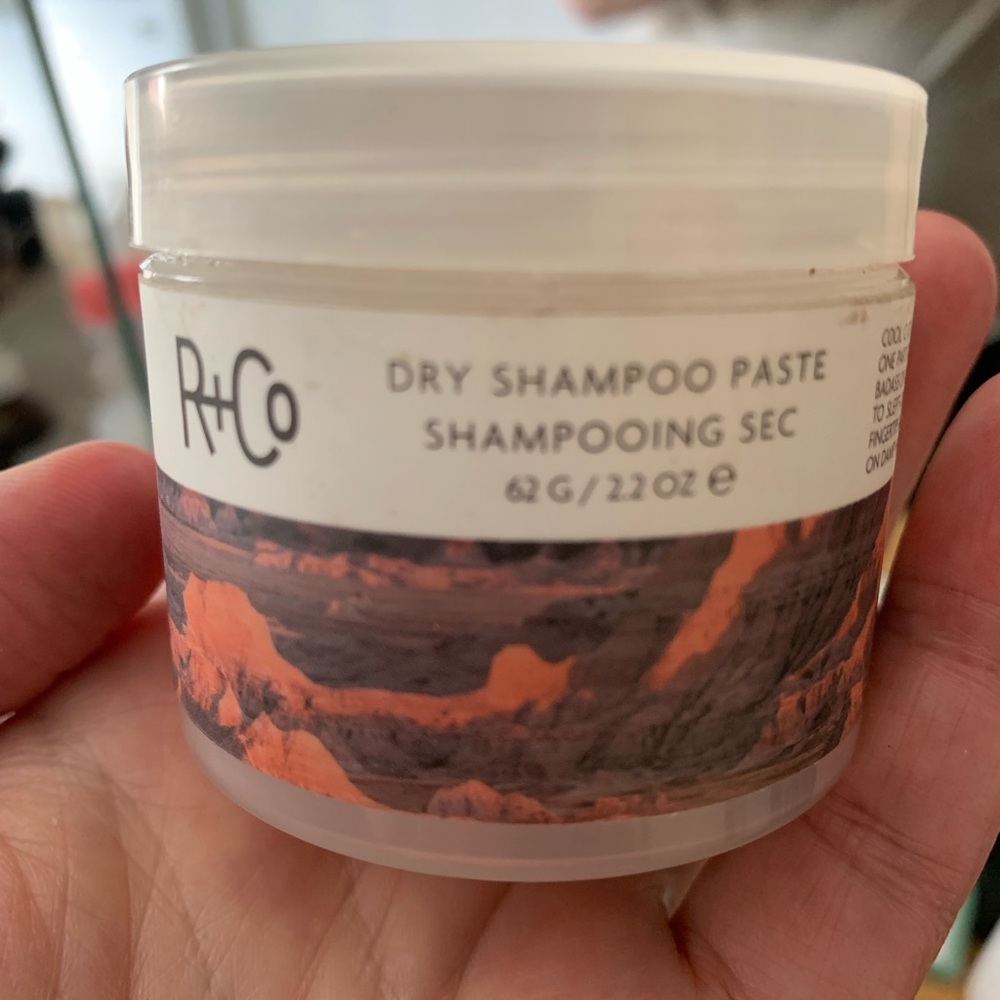 R+Co dry shampoo paste. Used 2x.